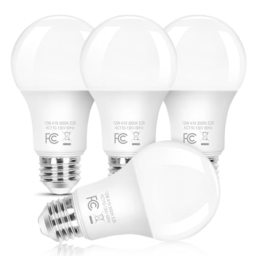 A19 LED Light Bulbs (4 Count)