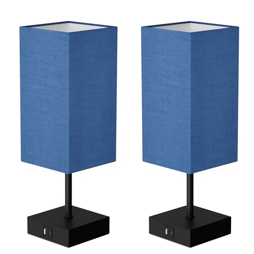 Touch Bedside Table Lamp for Bedroom (2 Count)