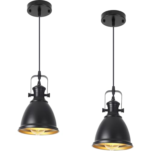 Black Pendant Light 2 Pack (2 Count)