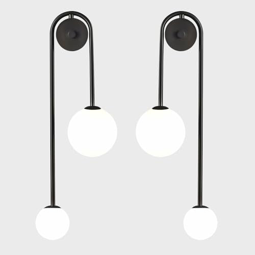 Modern Glass Globe Wall Light 2