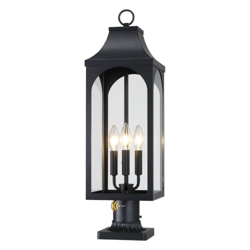 26.5 Inch Dusk to Dawn Outdoor Post Light
