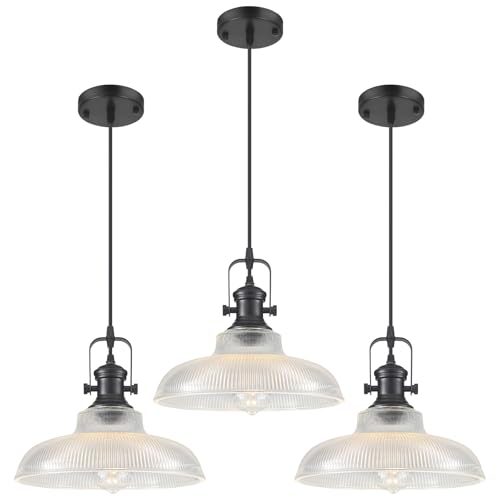 Black Glass Pendant Lights Kitchen Island