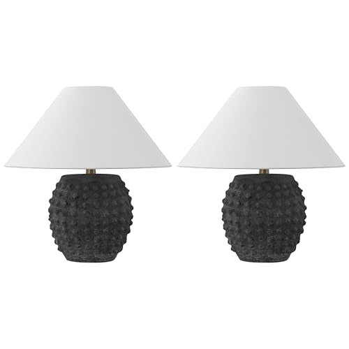 Effie 18.25" Ceramic Hobnail Table Lamp