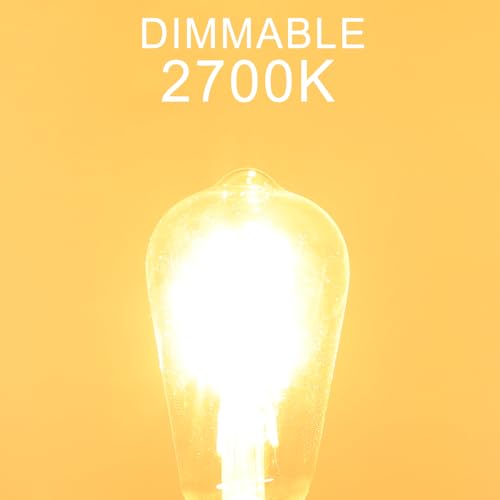 Dimmable LED Edison Bulb (6 Count)