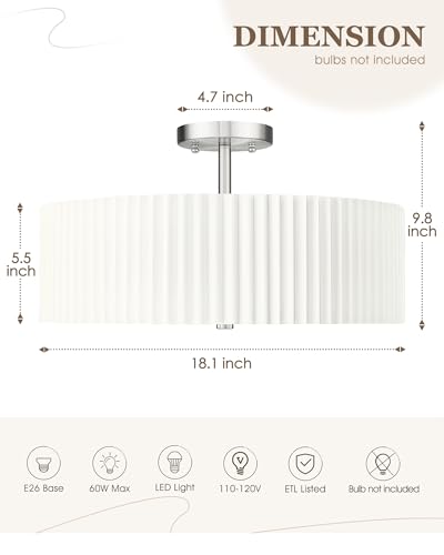 Semi Flush Mount Ceiling Lights