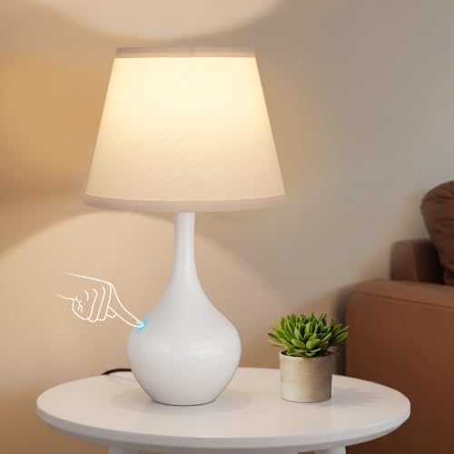 16.1" Touch Table Lamp for Nightstand (2 Count)