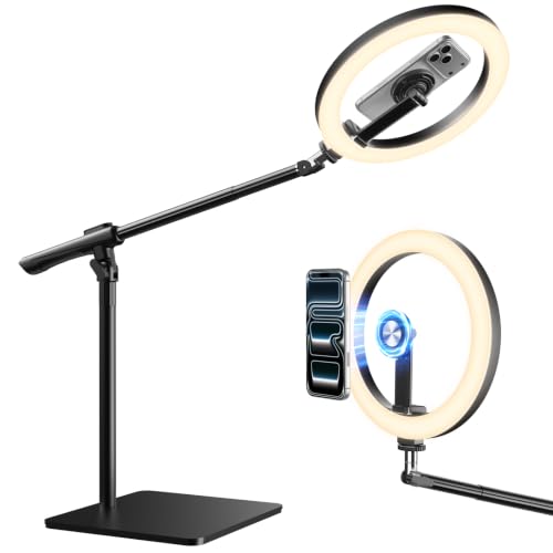 Ring Light with Magnetic Phone Holder