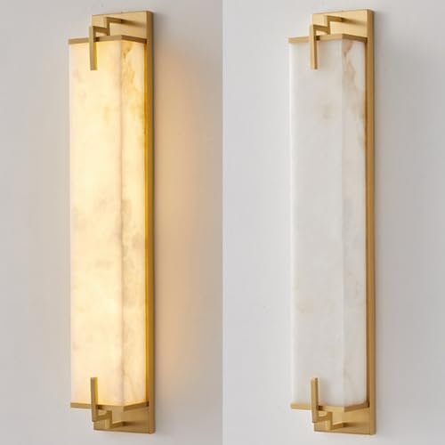 Modern Marble Wall Sconce Natural Alabaster Sconce