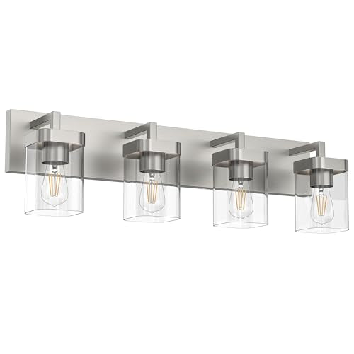 4 Light Bathroom Light Fixtures (4 Count)