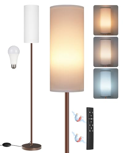 Dimmable Floor Lamps for Living Room with Remote and Foot Switch