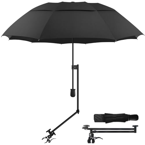 Patio Umbrellas with Adjustable Universal Clamp