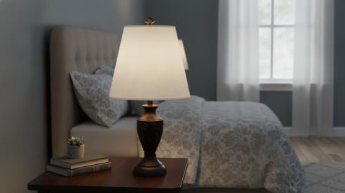 33135 Mushroom Pleated Traditional Spider Lamp Shade