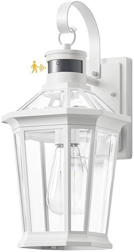 Outdoor Wall Lantern with Motion Sensor