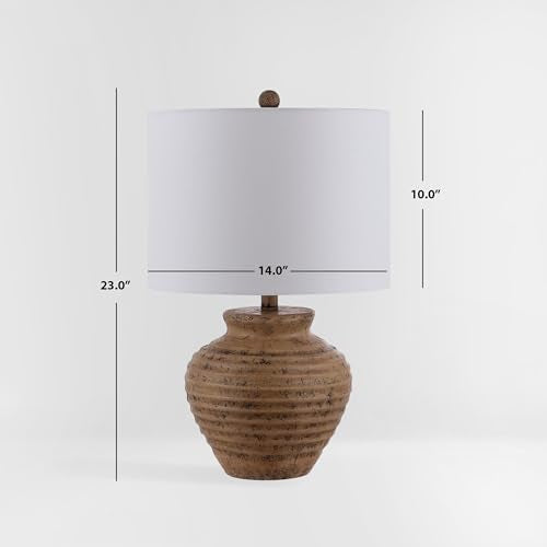 Lighting Collection Kamryn Rustic Farmhouse Brown 23