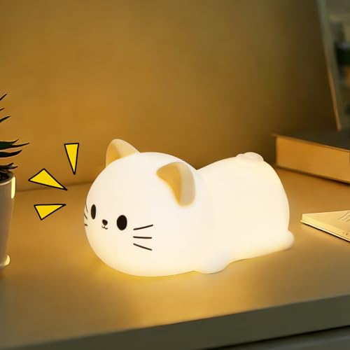 Cat Night Light & Lamp for Baby Nursery