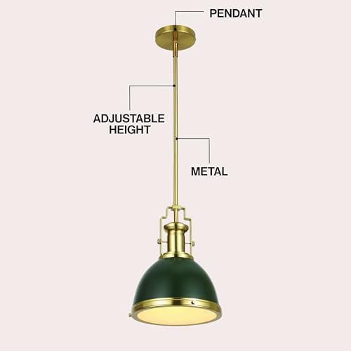 Homer Industrial Dome Pendant 10"