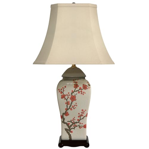 26" Cherry Blossom Vase Lamp