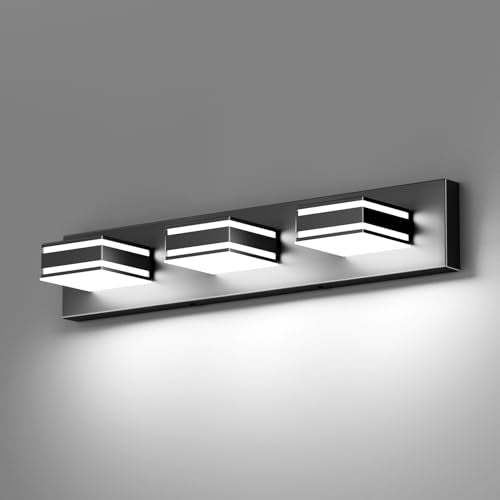 LED Modern Bathroom Vanity Lights Black 3