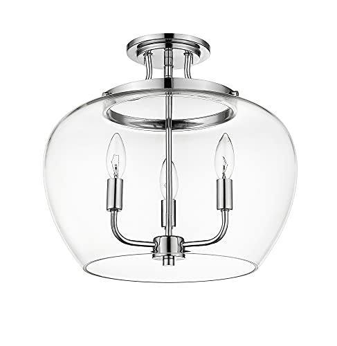 3 Light Semi Flush Mount 473SF