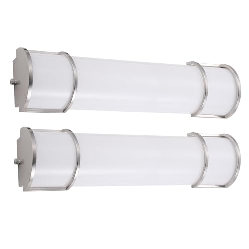 LED 24" Vanity Flush Mount Light Fixture (2 Count)