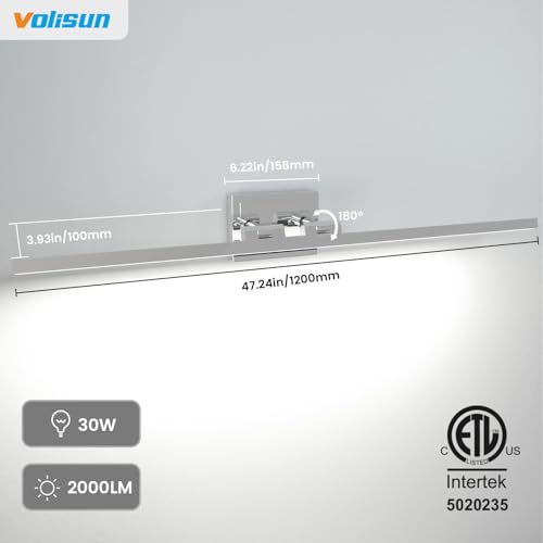 Modern Bathroom Vanity Light 48 inch