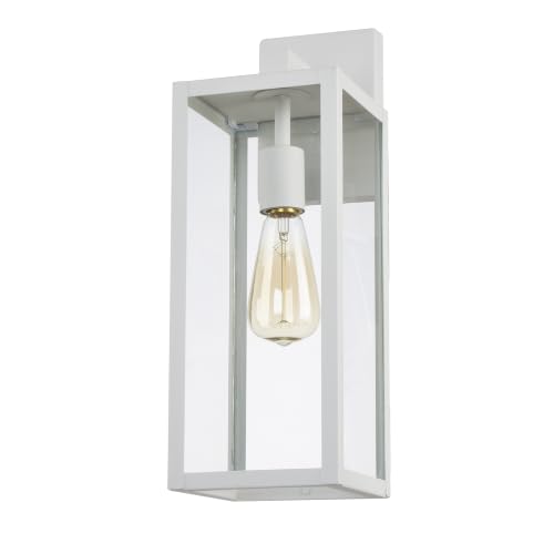 18inch 2pack Large Size Front Door Outdoor Wall Sconces for House White Exterior Wall Mount Lighting Fixtures for Balcony Porch & Patio Lights Wihte Large Outdoor Porch Light Outdoor Lamp for Garage