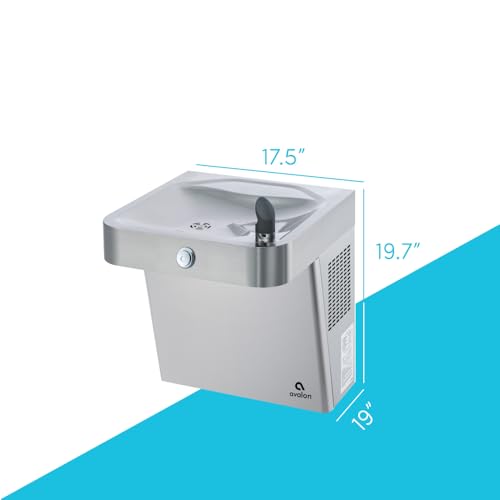 Wall Mounted Water Fountain with Bottle Filling Station