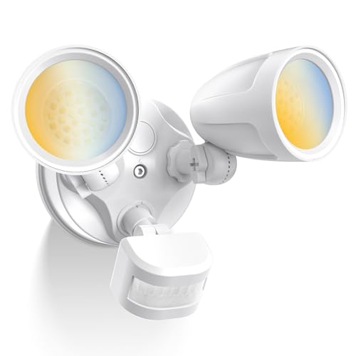 Motion Sensor Outdoor Lights Metal Heads