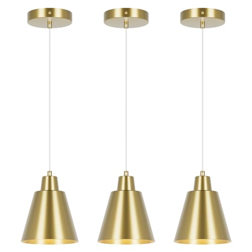 Black Pendant Light Kitchen Island (3 Count)