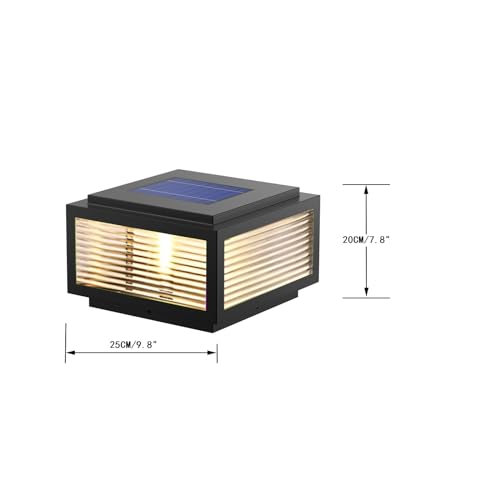 Solar Outdoor Post Light 10X10 in