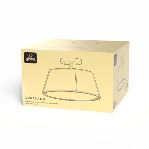 2 Light Flush Mount Ceiling Light