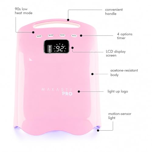 LuxuriaPro 98W Professional UV LED Nail Lamp