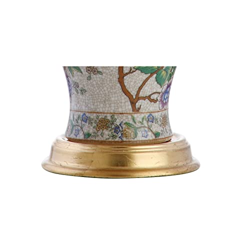 Grace 24" French Country Floral Urn Ceramic Lamp