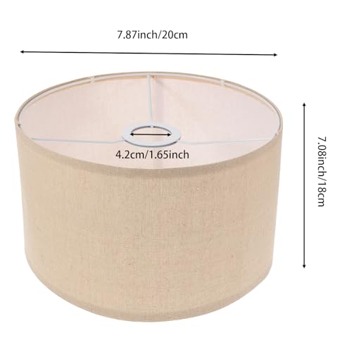 Cloth Lamp Shade Drum Lampshade Round lamp Shade Small Lamp Shades Fabric Lampshade for Table Lamp and Floor Light