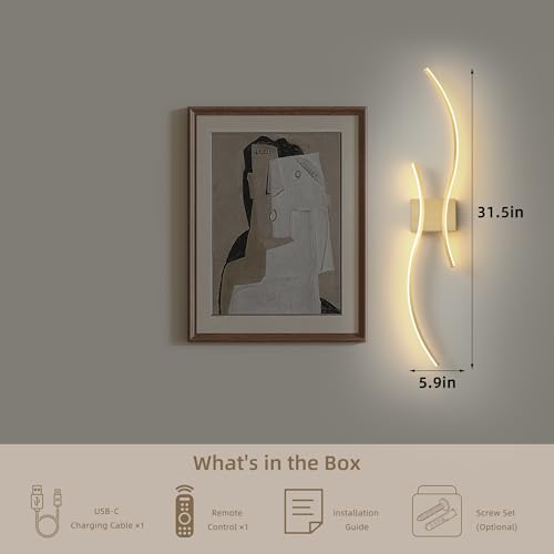 Wireless Wall Sconces Set of Two (2 Count)