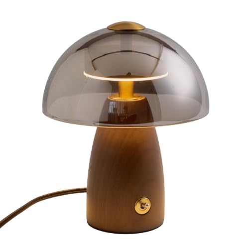 Mid Century Glass Table Lamp