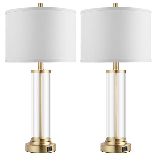 Glass Table Lamps Set of 2 (2 Count)