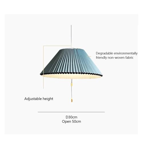 Art Design Pleated Deformed Fabric Umbrella Chandeliers Home Art Decoration LED Pendent Lamp Modern Simple Hanging Lamp