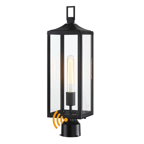 21.3 Inch Outdoor Lamp Post Light Fixture Dusk to Dawn