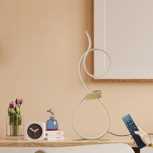 21inch 20W 2700LM Modern 3 Color Touch Dimmer LED Table Lamps for Living Room