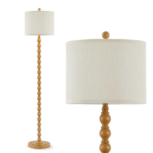 Rustic Floor Lamp for Living Room (Brown)