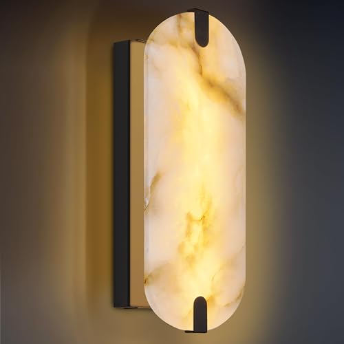 14.17in Alabaster Wall Sconces