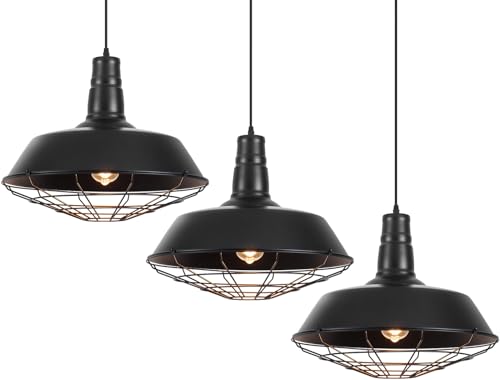 Black Farmhouse Pendant Light