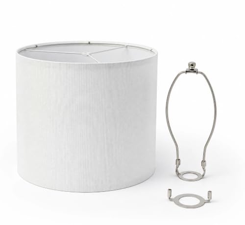 Pure White Handmade Circular Lamp Shade