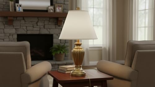 32290A Transitional Hardback Empire Shaped Spider Construction Lamp Shade in Off White