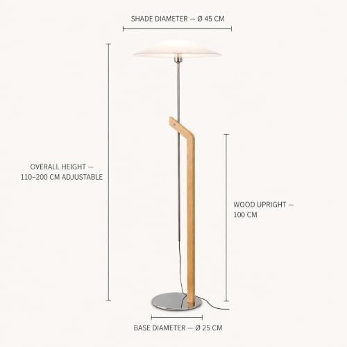 Adjustable Umbrella Floor Lamp