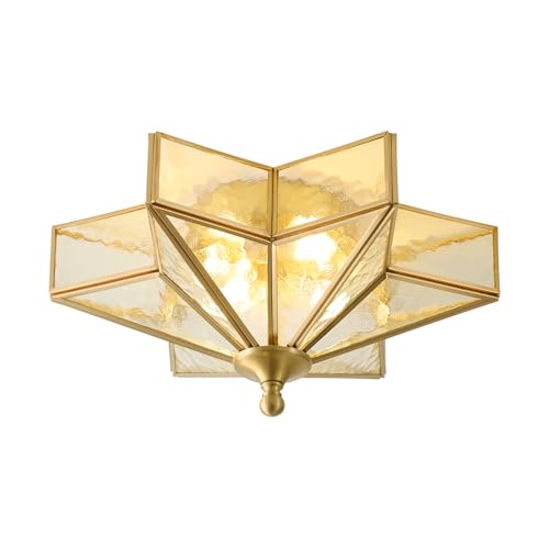 Star Brass Vintage Ceiling Light