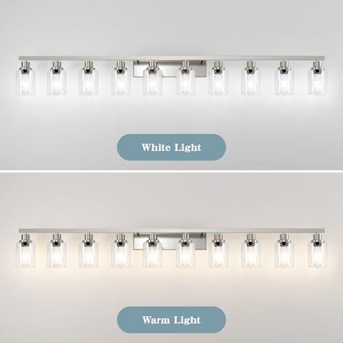 Brushed Nickel Bathroom Vanity Light 10