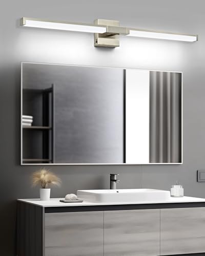 Modern Bathroom Light Fixtures Over Mirror