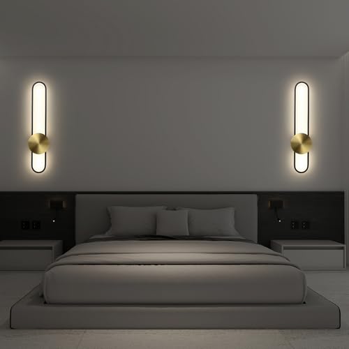 Modern Wall Sconce 4000K Dimmable LED Wall Light Fixture